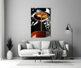 Coffee Glass Wall Art.