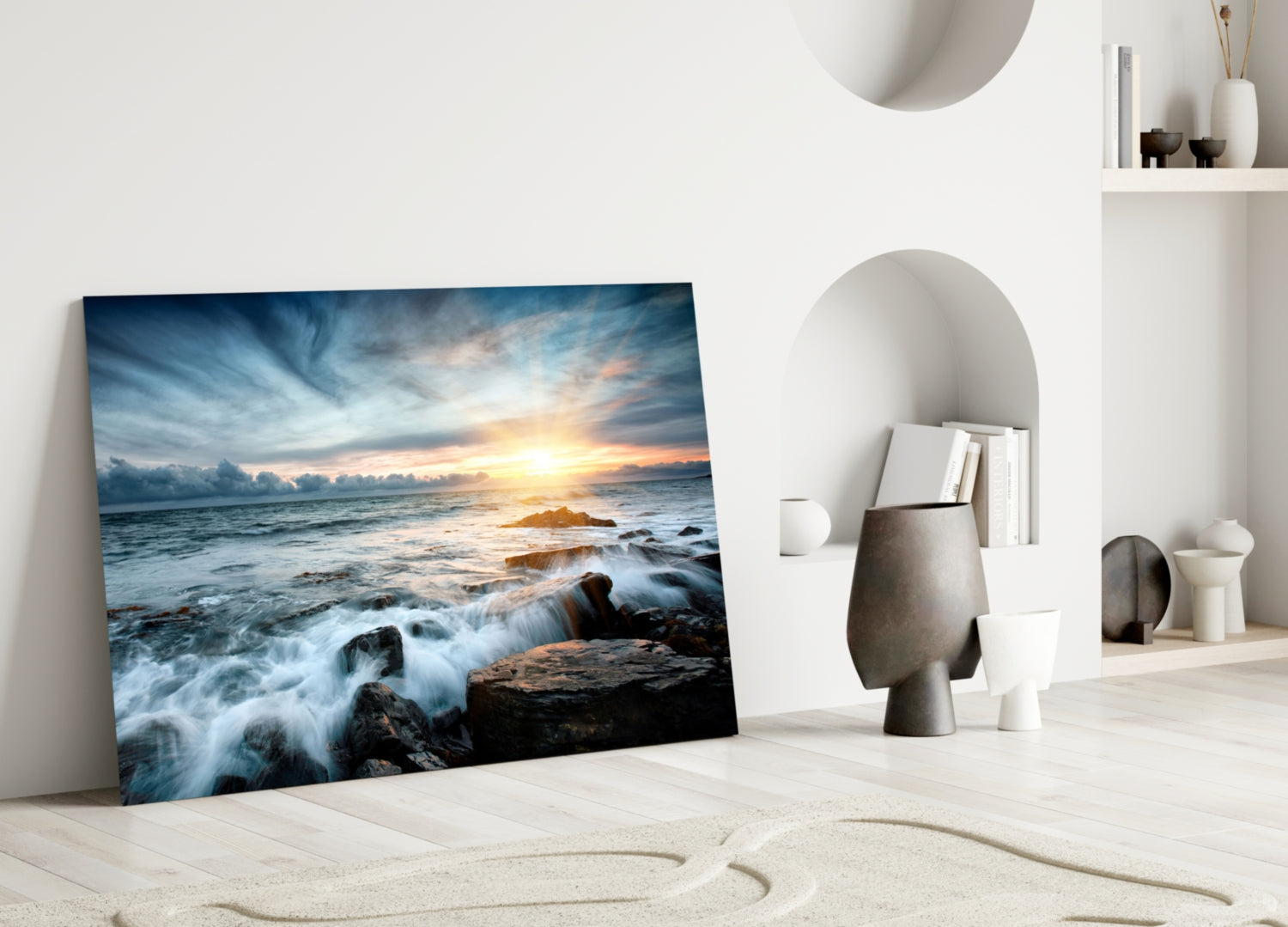 Sunset Glass Wall Art.