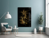 Ying Yang artwork styled in a creative loft interior
