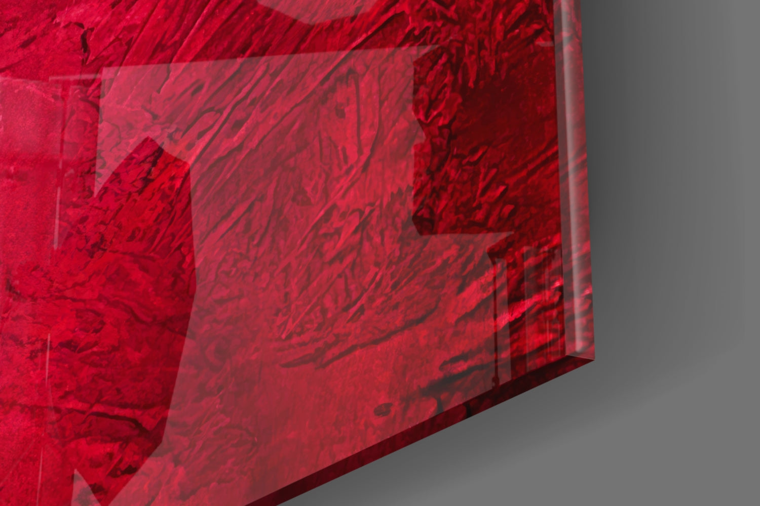 Flag of Poland Glass Wall Art.