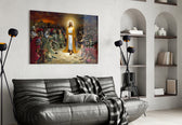 Jesus artwork styled in a creative loft interior