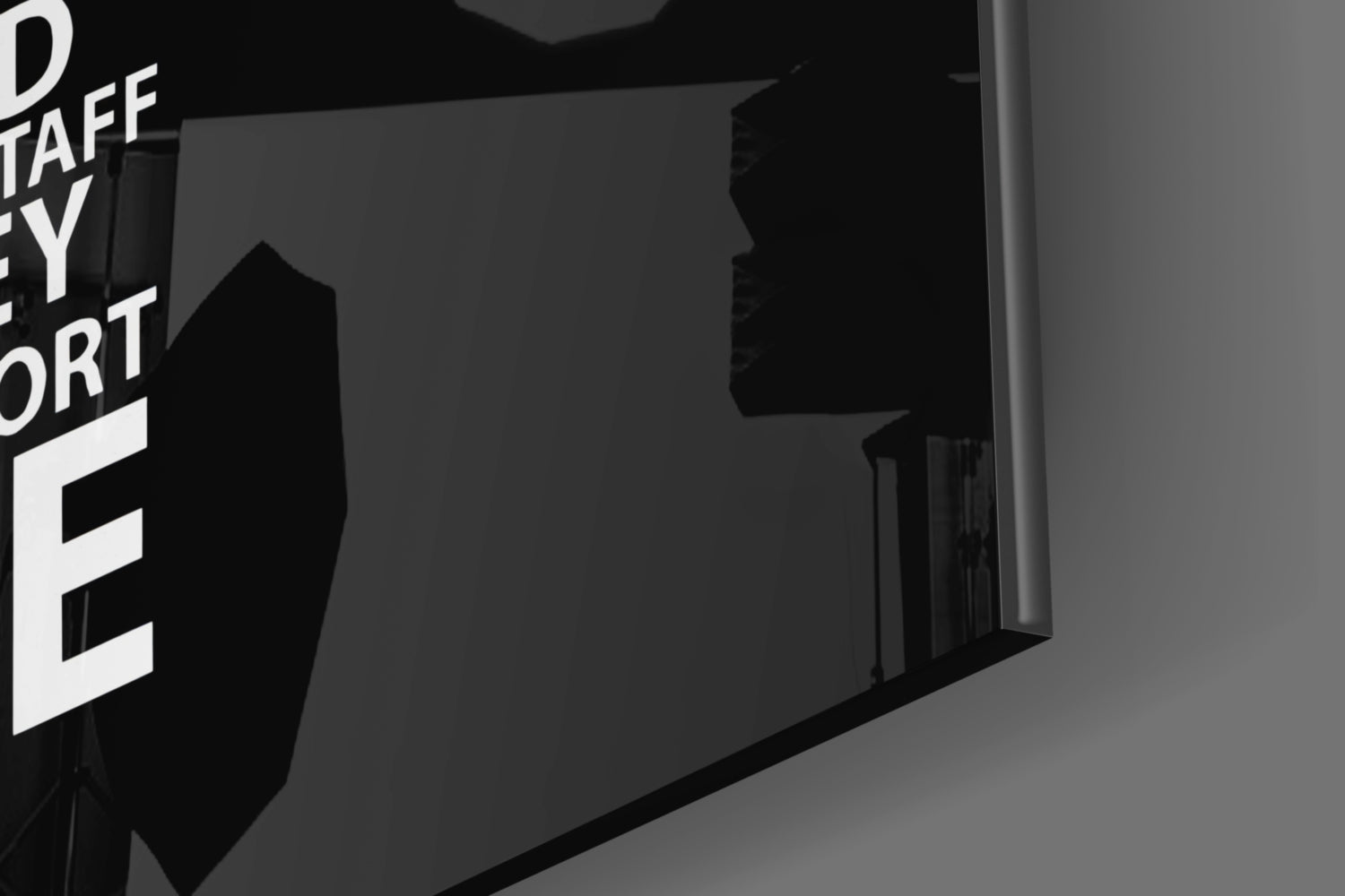 Cross Glass Wall Art.