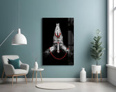 Cross artwork styled in a creative loft interior