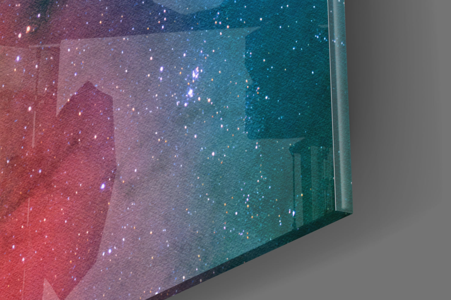 Nothing Impossible Glass Wall Art.