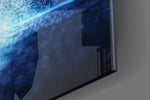 Cinematic artwork in a sacred-leaning living room