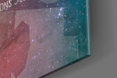 Cinematic artwork in a sacred-leaning living room
