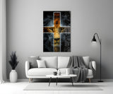 Lion Glass Wall Art.