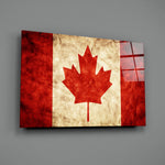 Patriotic panel anchoring a man cave wall