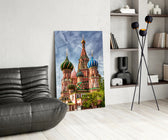 Architectural glass print bringing travel edge to a hospitality interior