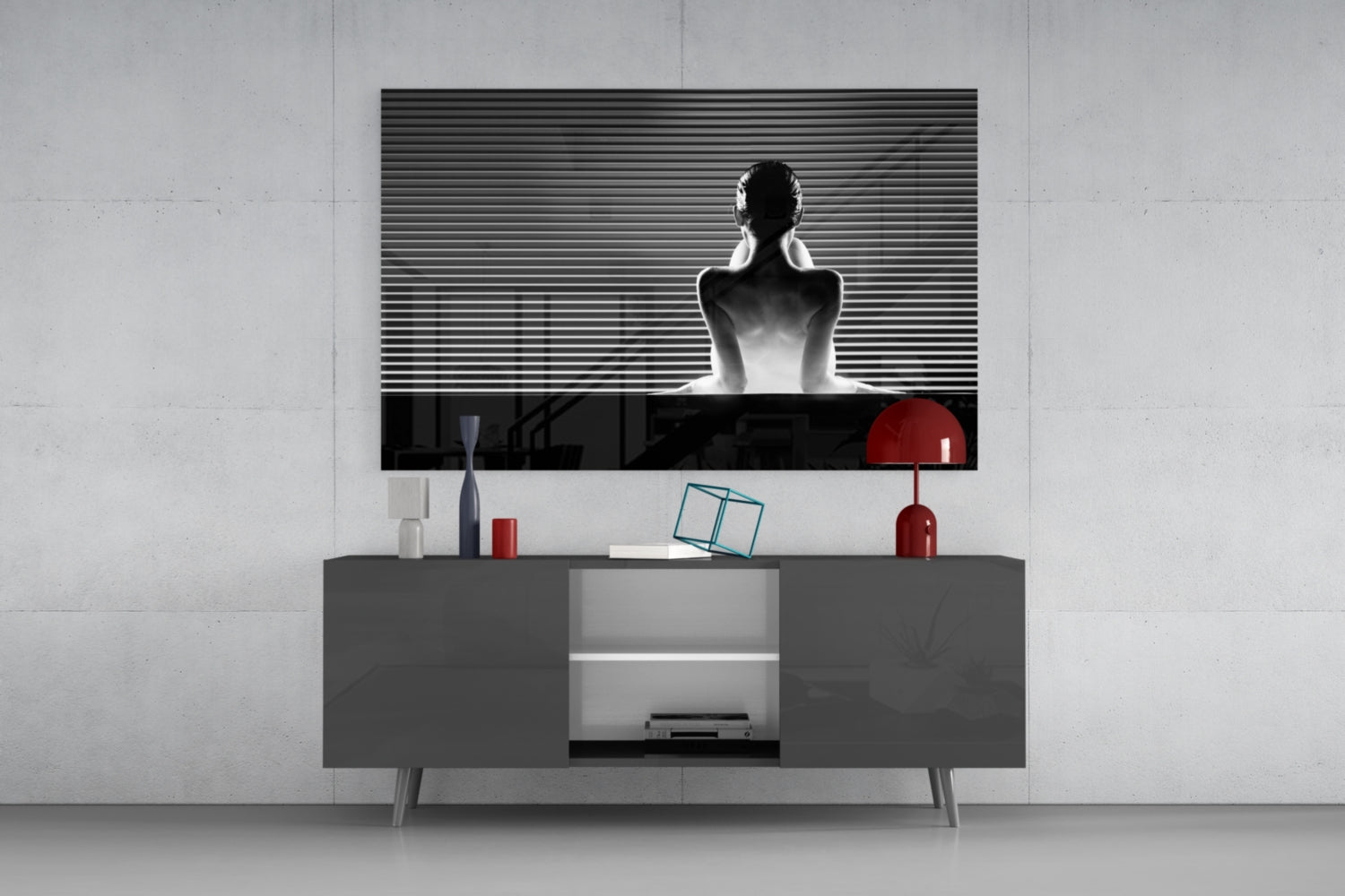 Against the Wall Glass Wall Art.