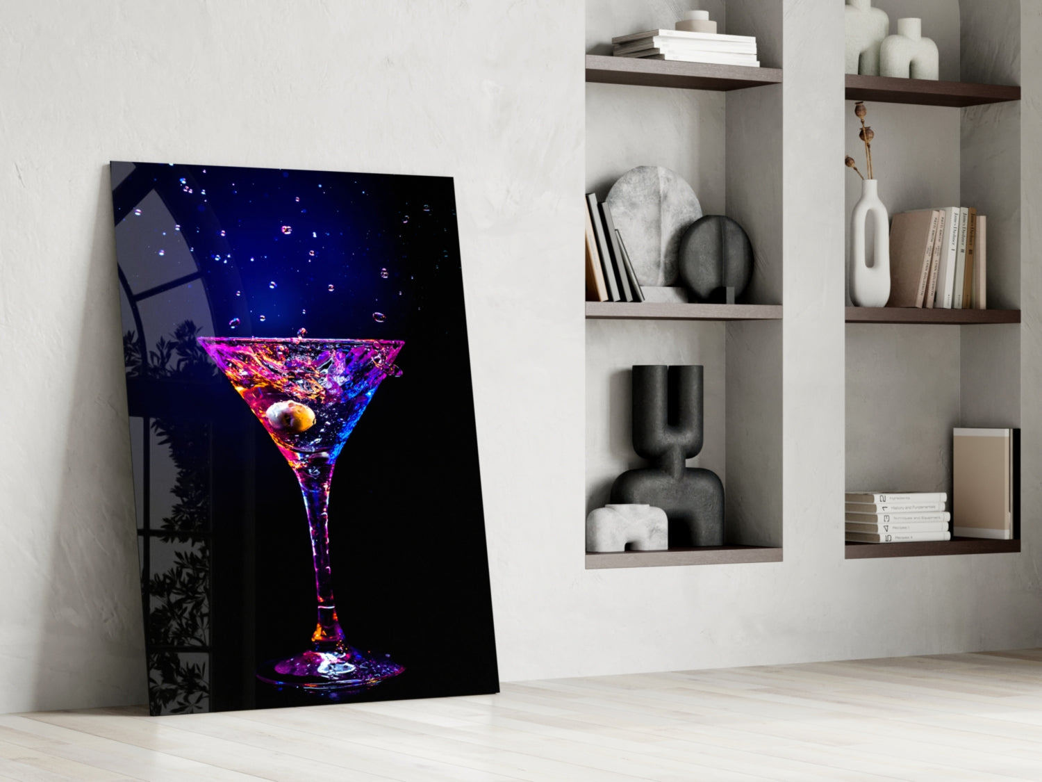 Coctail Glass Wall Art.