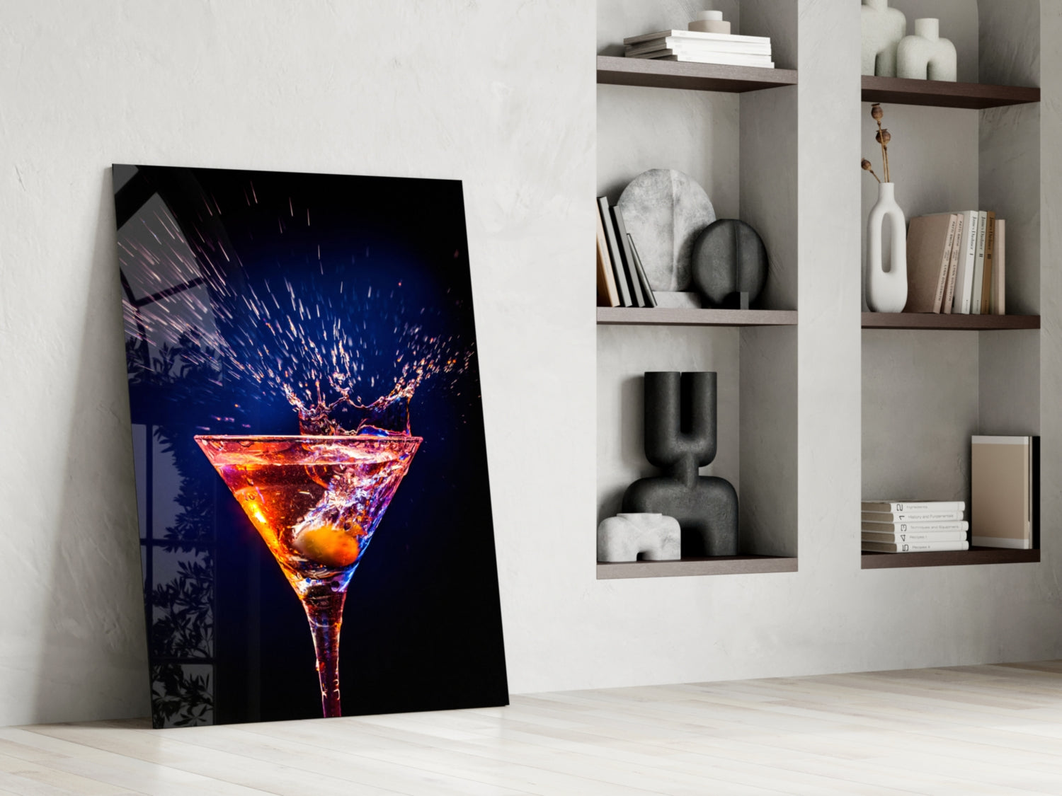 Coctail Glass Wall Art.