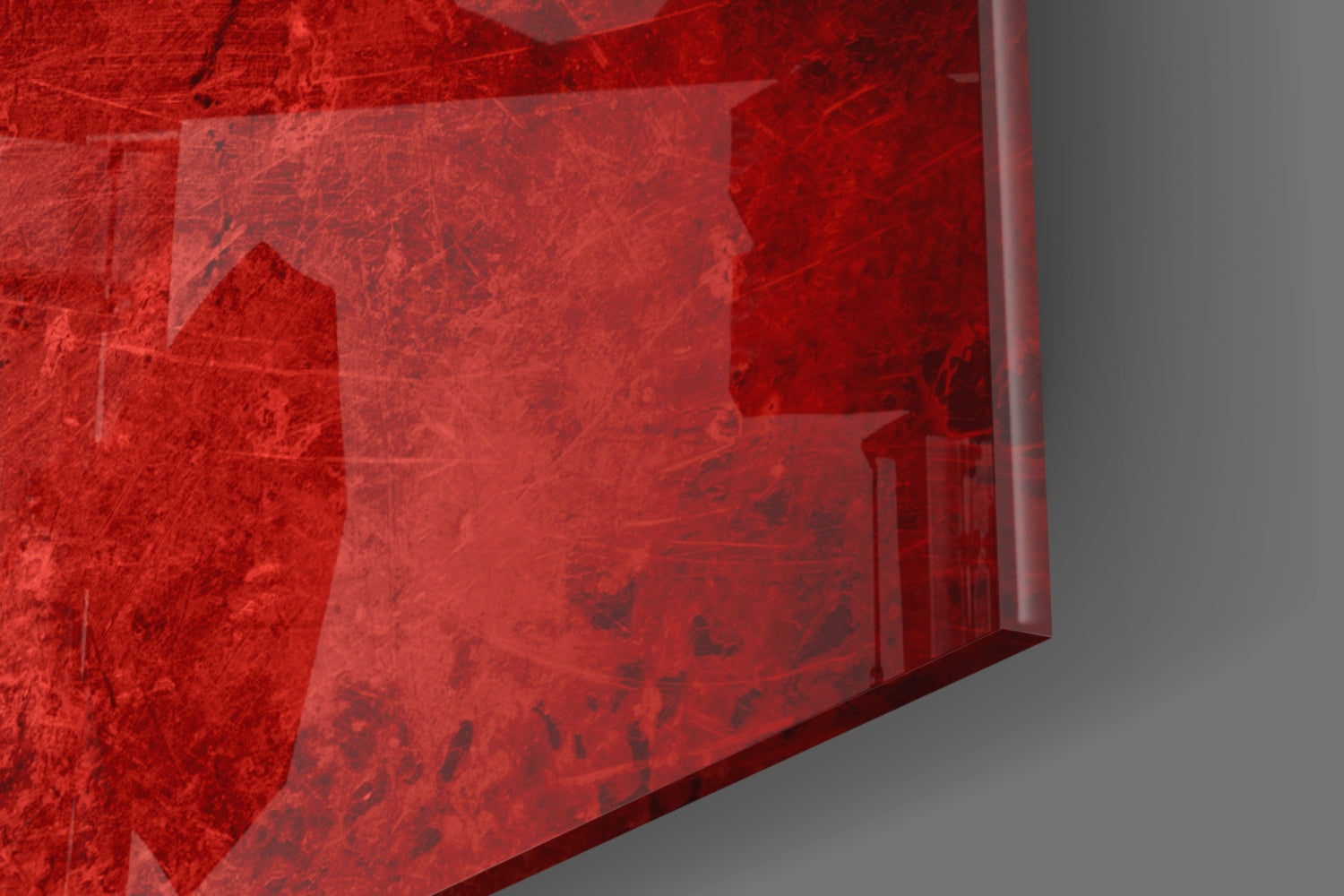 Flag of Turkiye Glass Wall Art.