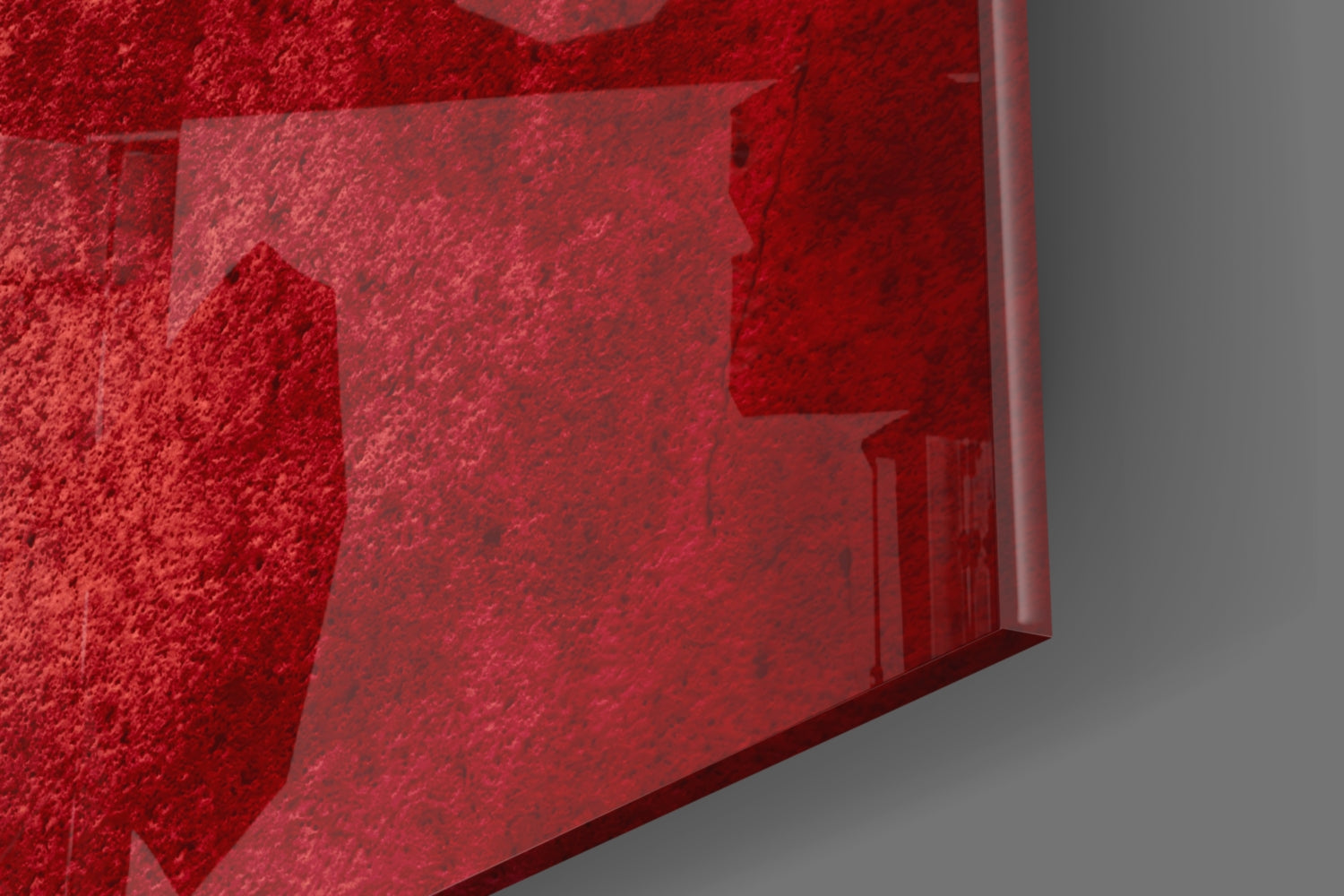 Flag of Peru Glass Wall Art.