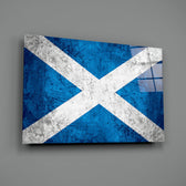 Patriotic panel anchoring a man cave wall