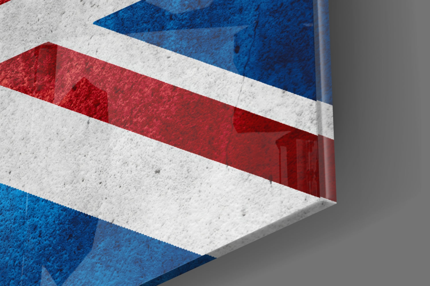 Flag of the United Kingdom Glass Wall Art.