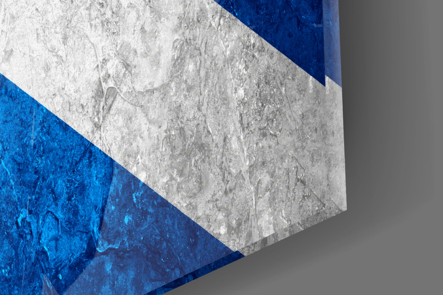 Flag of Scotland Glass Wall Art.