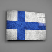 Patriotic panel anchoring a man cave wall