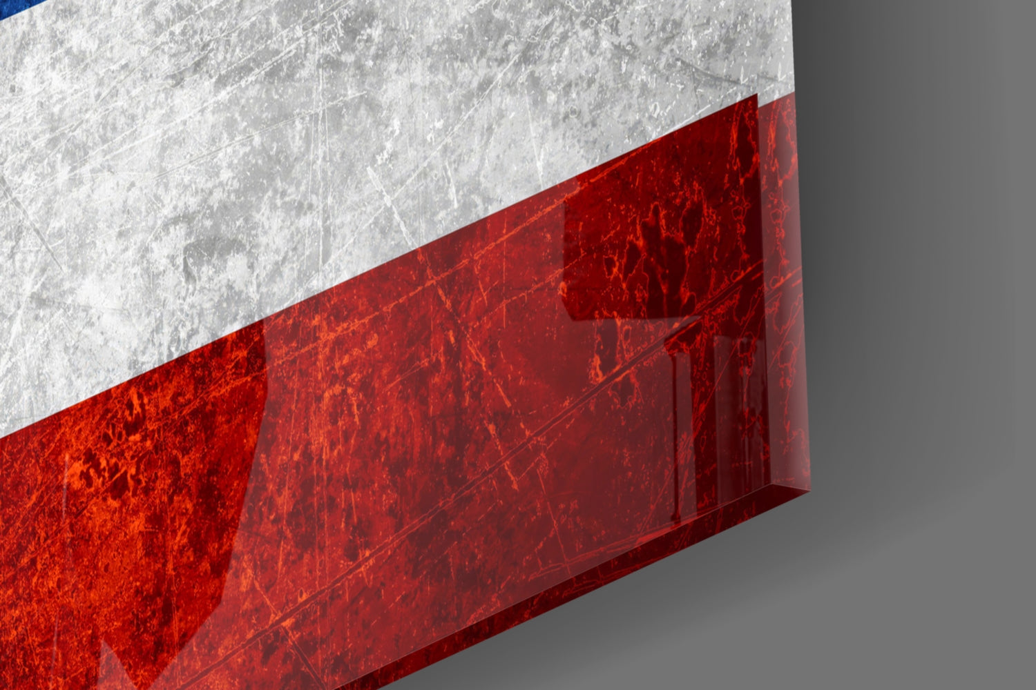 Flag of Tayland Glass Wall Art.