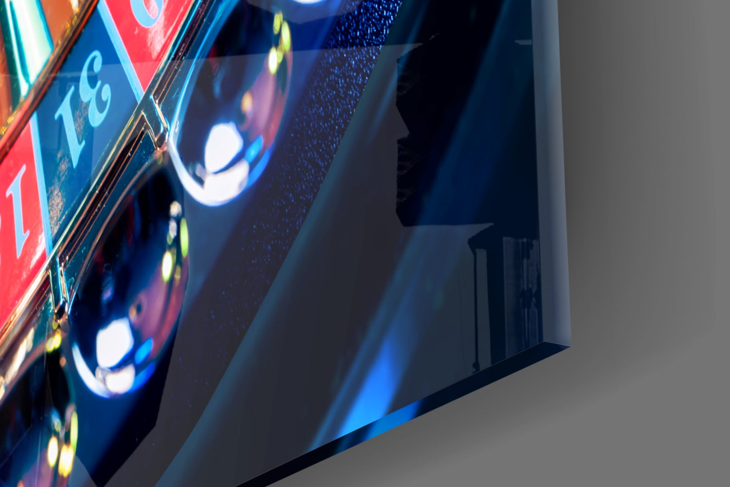 Roulette Glass Wall Art.