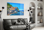 Manarola artwork styled in a kitchen interior