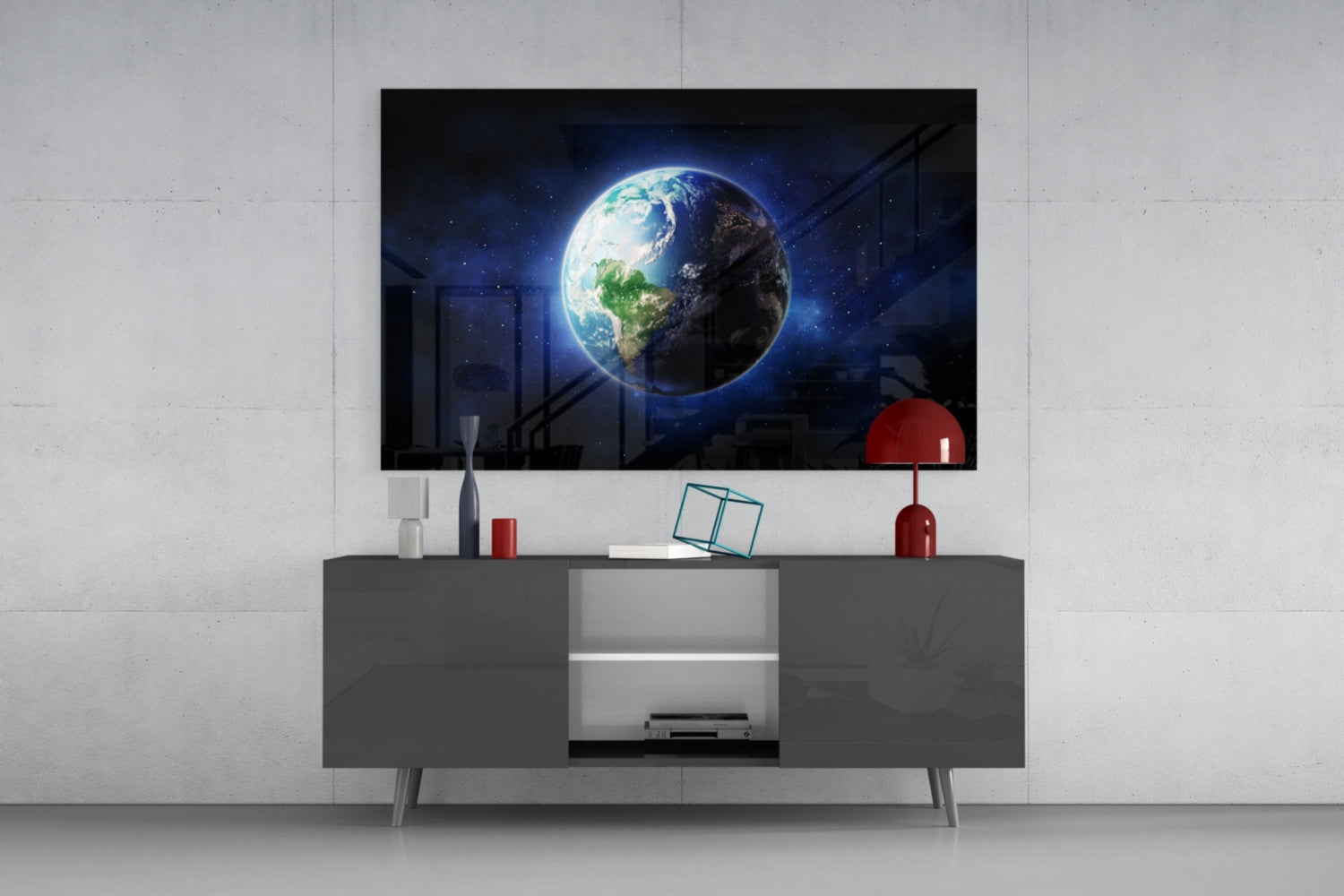 Earth Glass Wall Art.