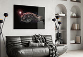 Deepsea Fish artwork styled in a home office interior