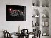Cinematic marine print bringing abyssal edge to a man cave