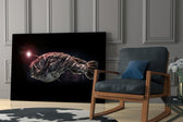 Marine yatay panel against an onyx-painted accent wall