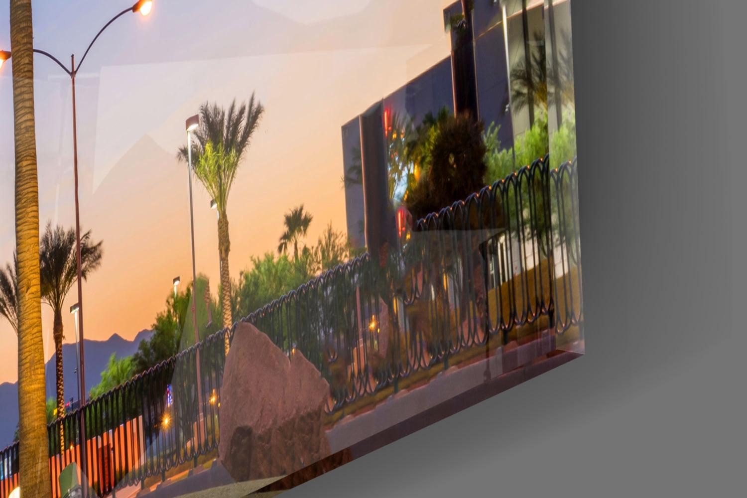 Vegas Glass Wall Art.