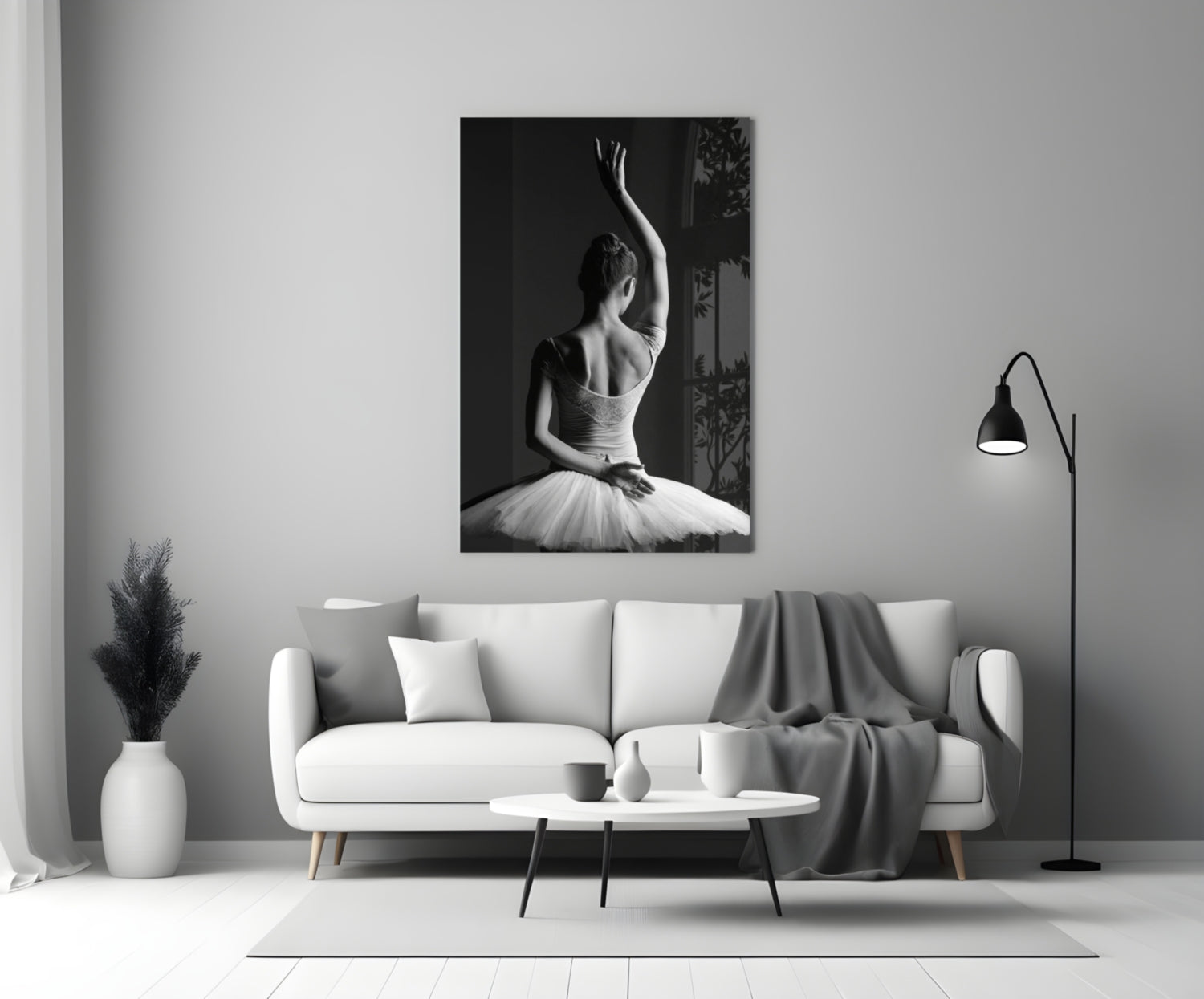 Ballerina Glass Wall Art.