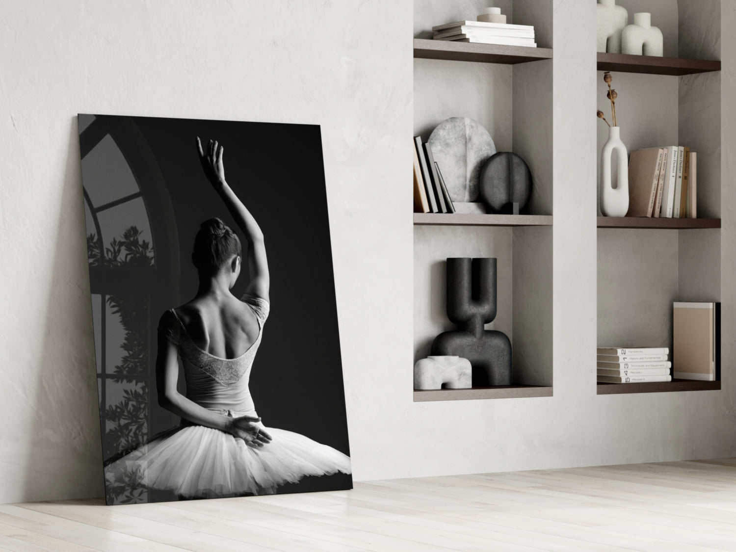 Ballerina Glass Wall Art.