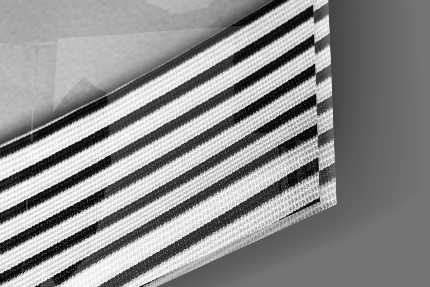 Red Lips Portrait Glass Wall Art.