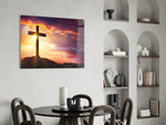 Cinematic sacred print bringing Christian edge to a chapel