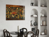 Cinematic history print bringing pantheon edge to a hallway