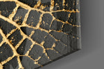 Cinematic artwork in a glam dining room interior
