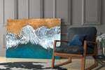Coastal yatay panel against an ivory-painted accent wall