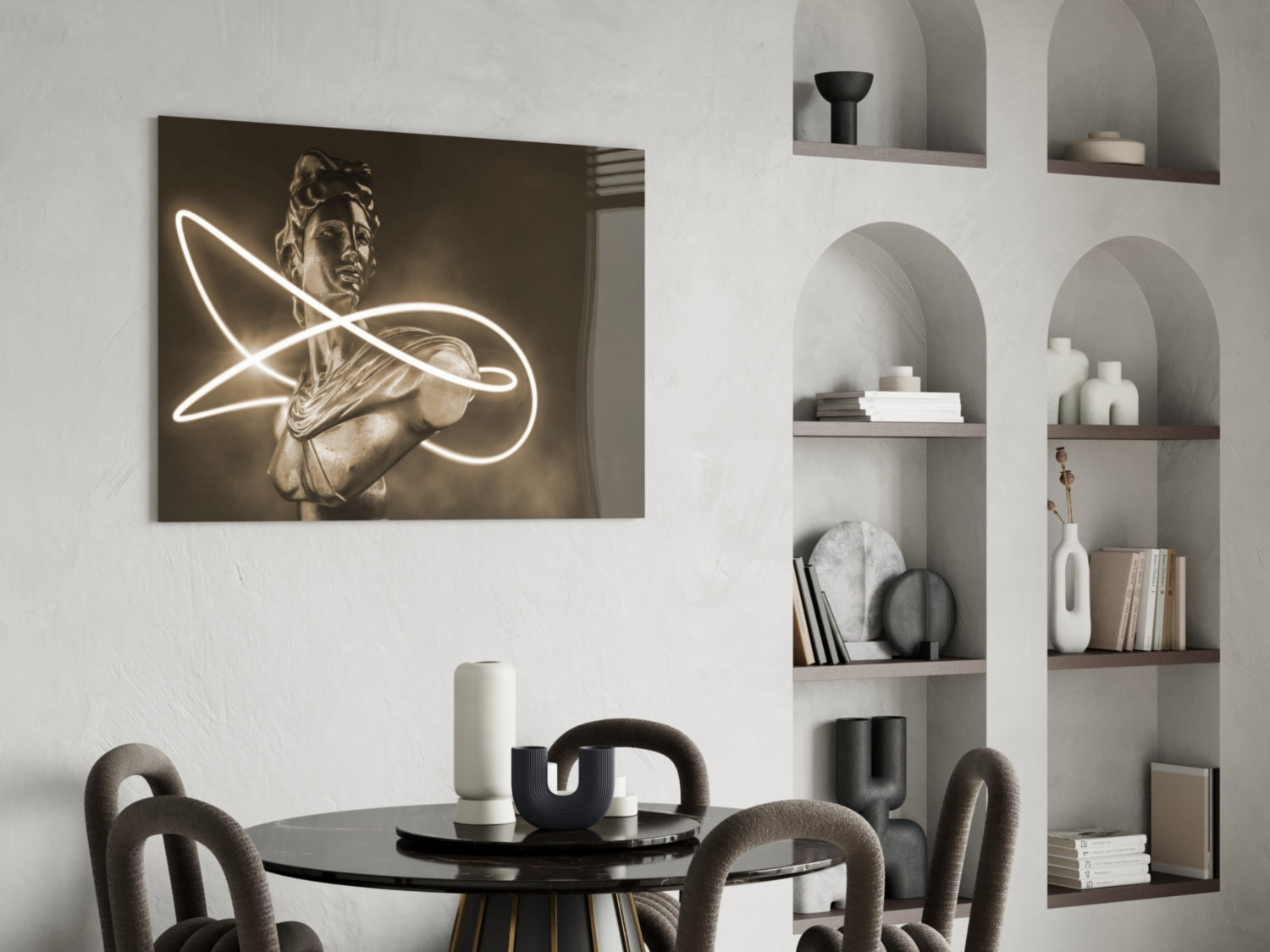 Abstract Art Glass Wall Art.