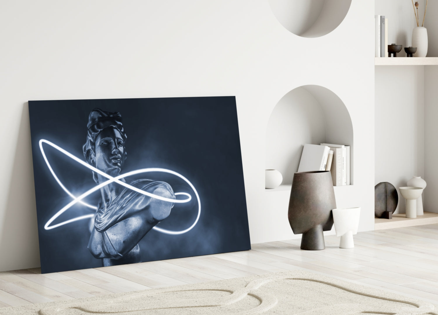 Abstract Art Glass Wall Art.