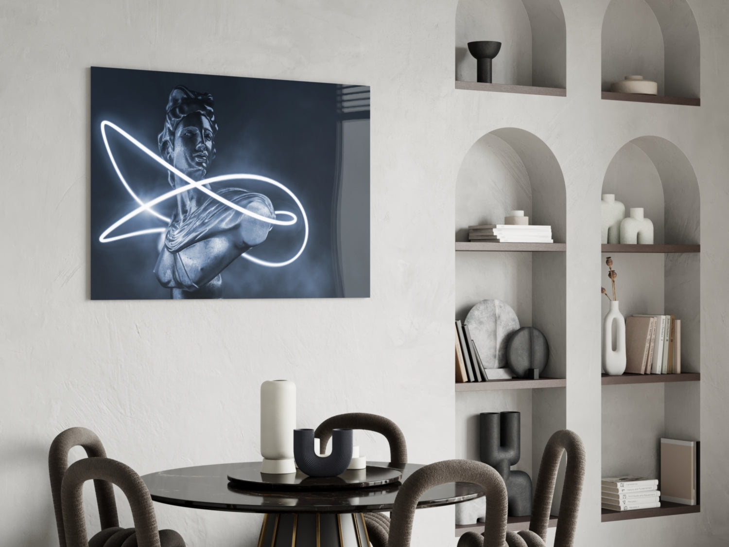 Abstract Art Glass Wall Art.