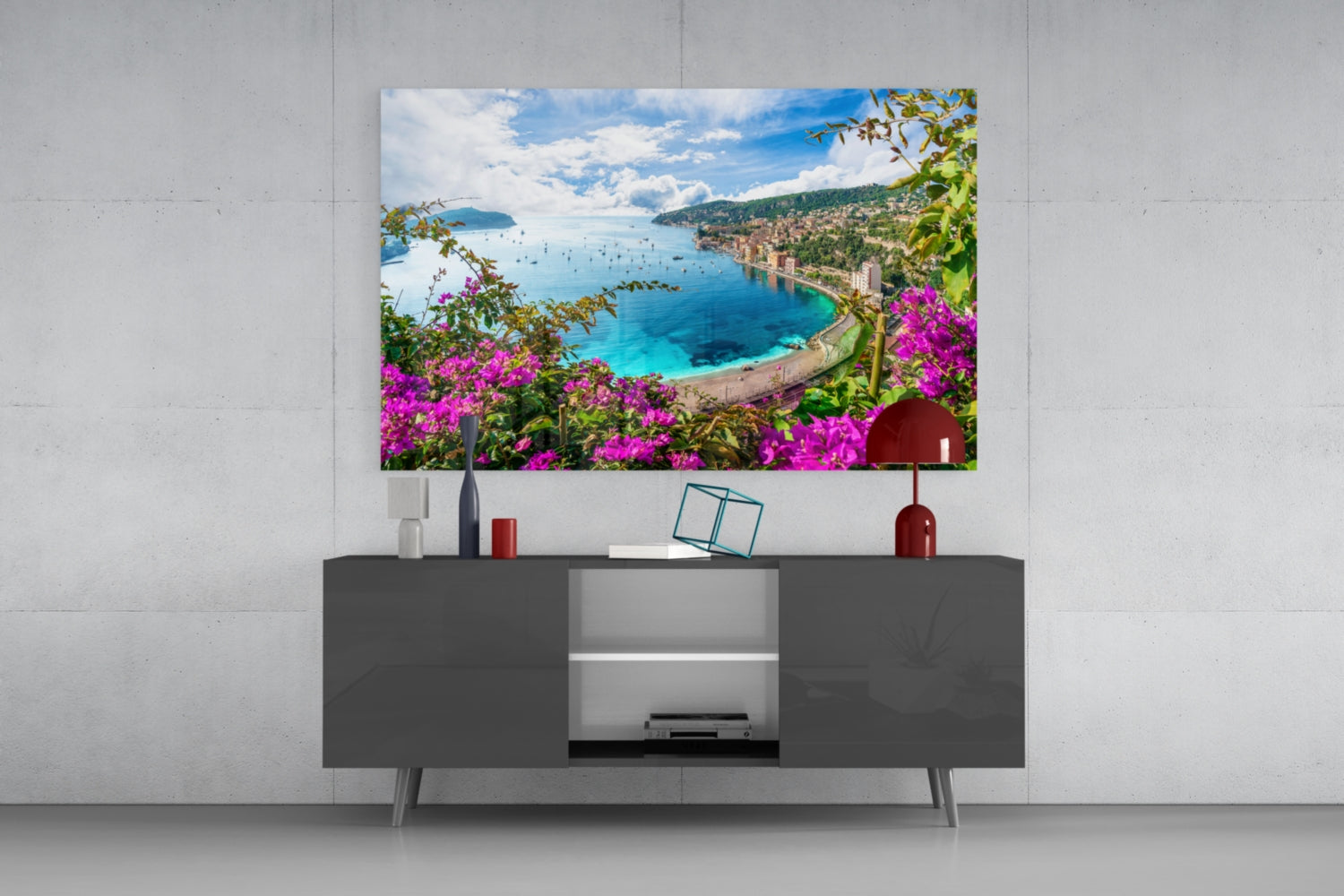 Nice France Glass Wall Art.