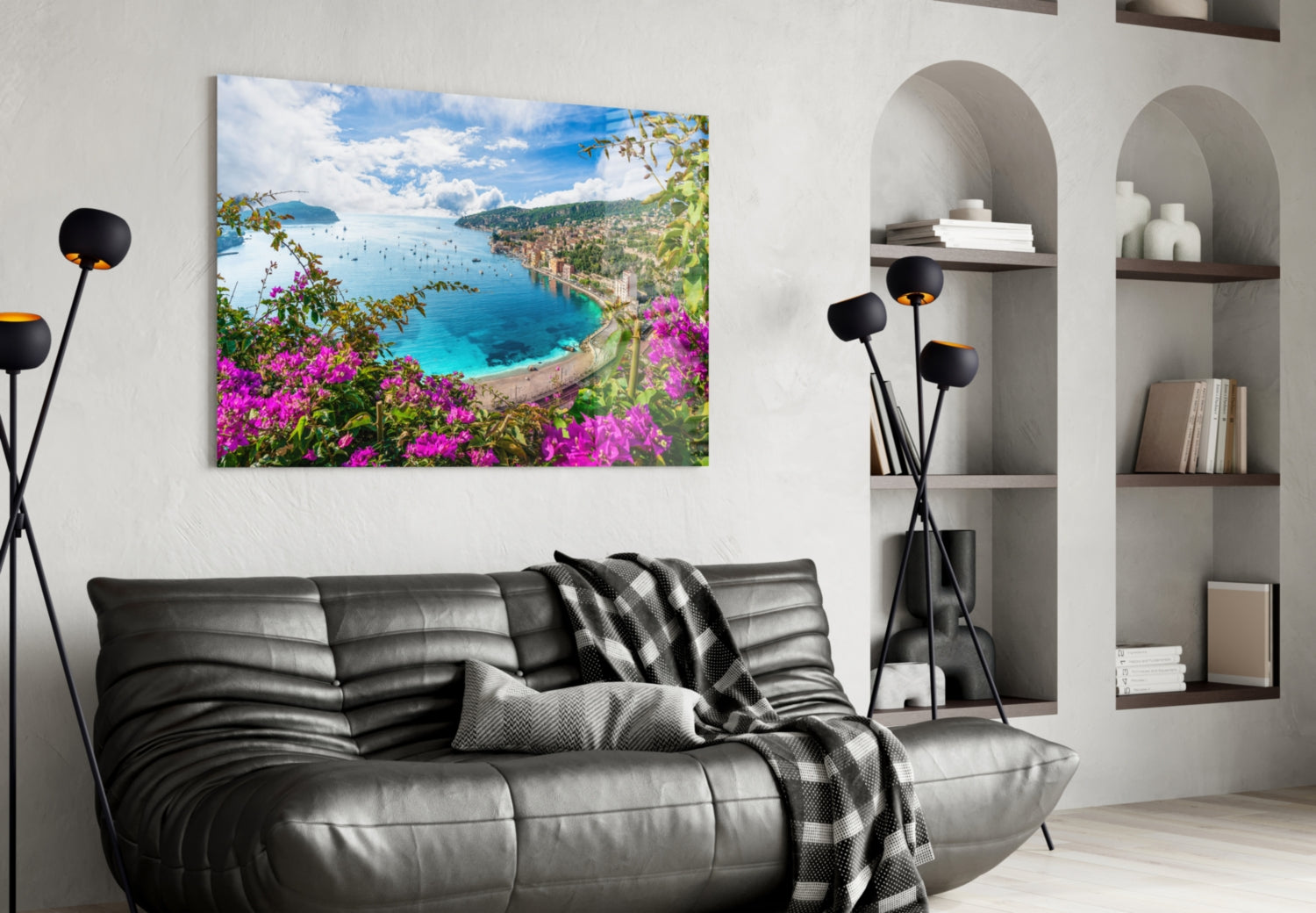 Nice France Glass Wall Art.