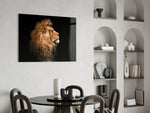 Cinematic wildlife print bringing safari edge to a home office