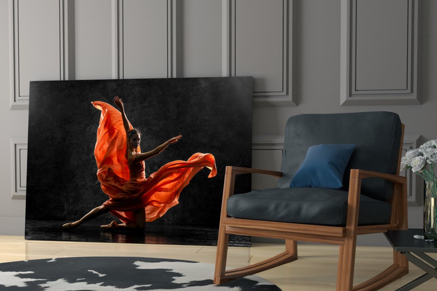 Ballet Glass Wall Art.