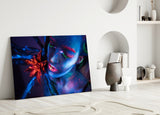 Woman Glass Wall Art.