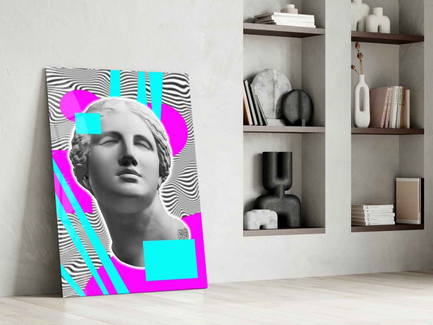 Abstract Art Glass Wall Art.