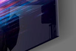 Cinematic artwork in a sci-fi-themed lounge interior