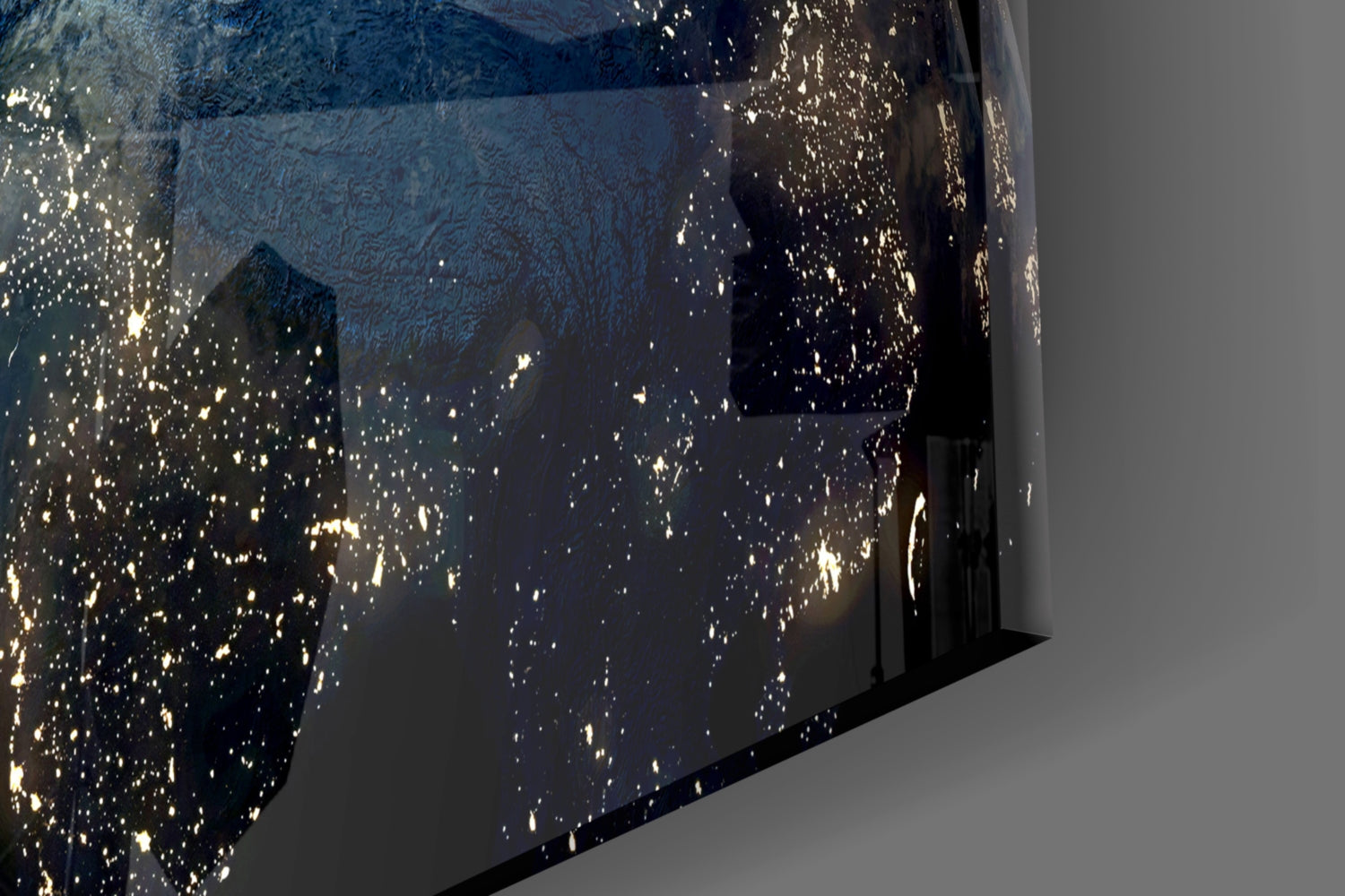 World Glass Wall Art.