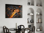 Cinematic travel print bringing Parisian edge to a hallway