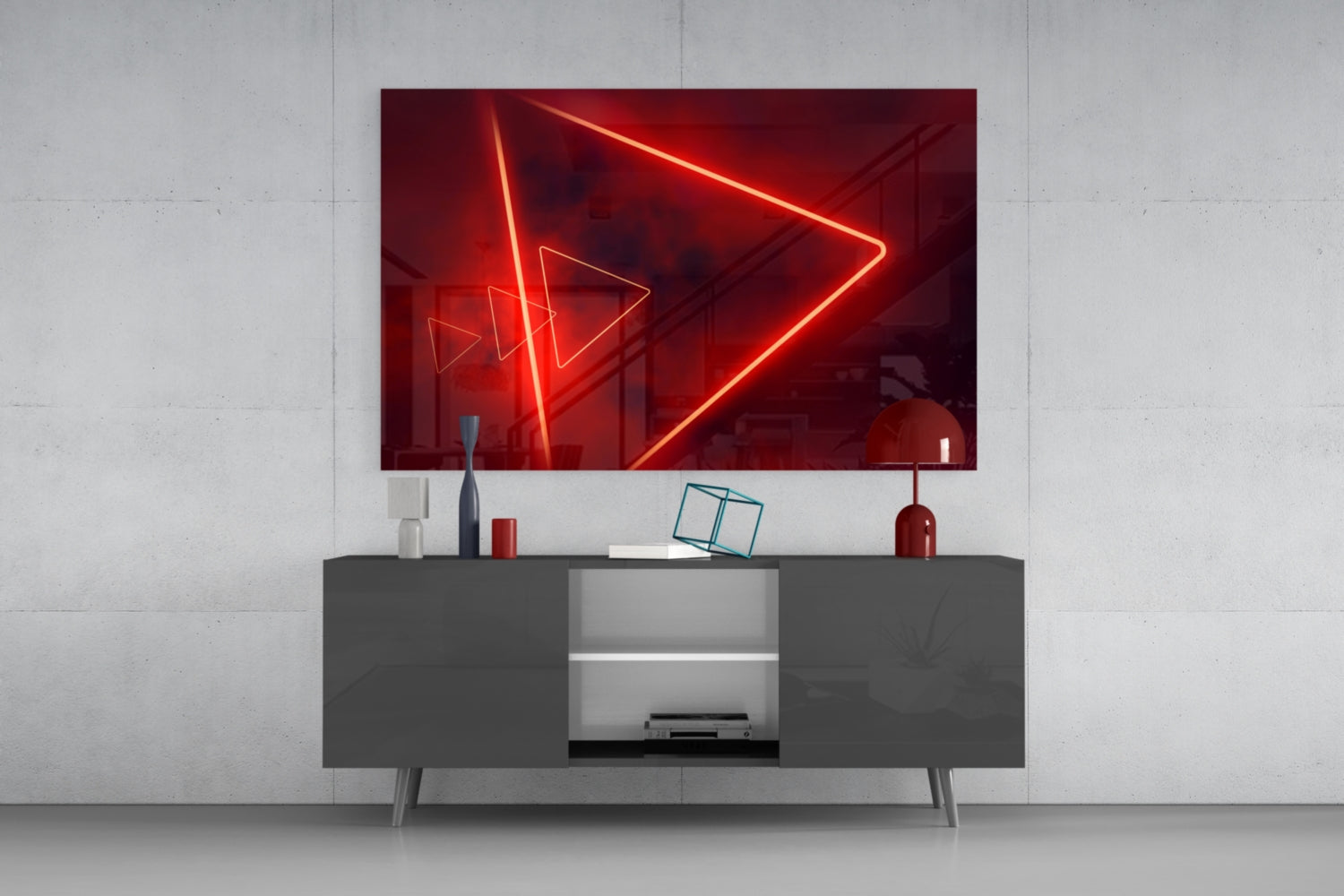 Abstract Art Glass Wall Art.